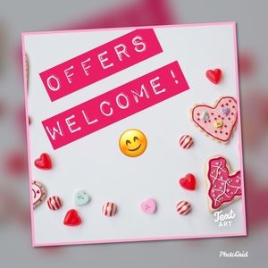 ALL offers welcome! 😊